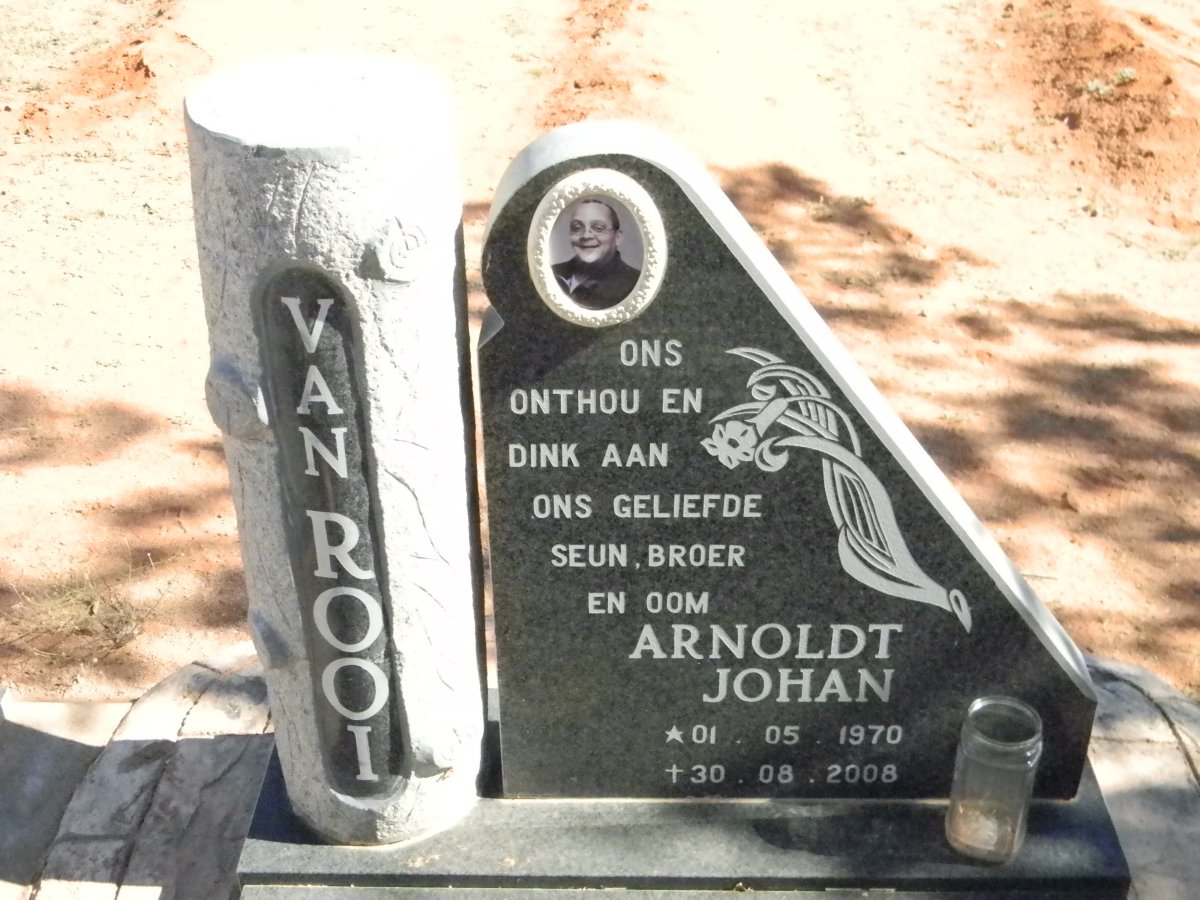 ROOI Arnoldt Johan, van 1970-2008