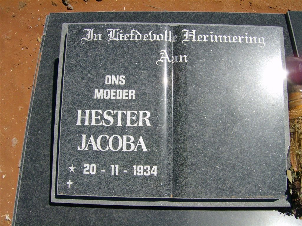 RAND Hester Jacoba, du 1934-