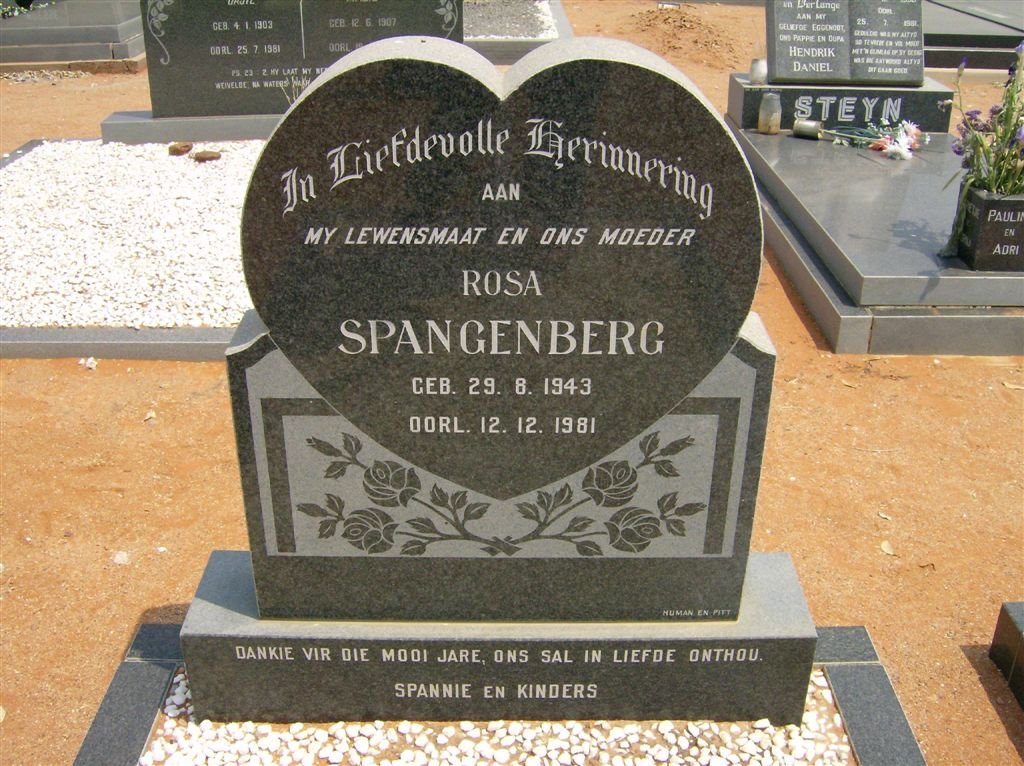 SPANGENBERG Rosa 1943-1981