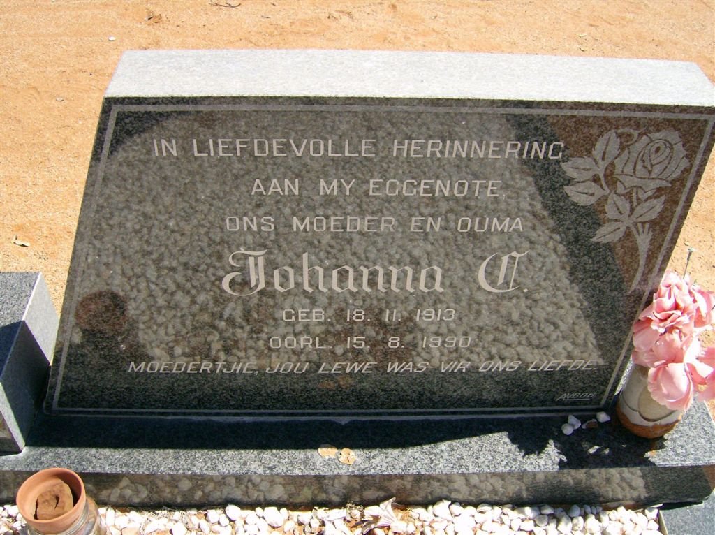 SCHNUIR Johanna D. 1913-1990
