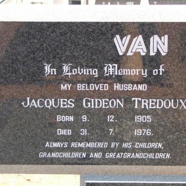 SCHOOR Jacques Gideon Tredoux 1905-1976