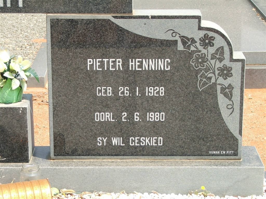 SMIT Pieter Henning 1928-1980