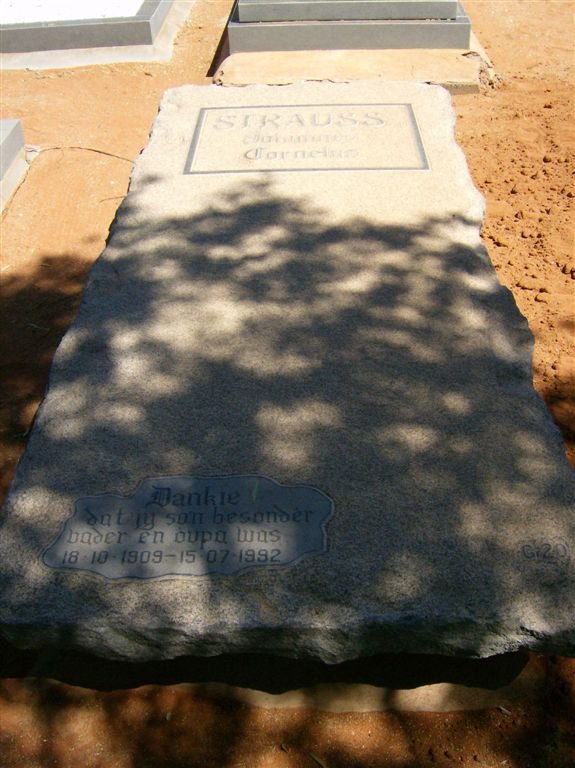 STRAUSS Johannes Cornelius 1909-1992