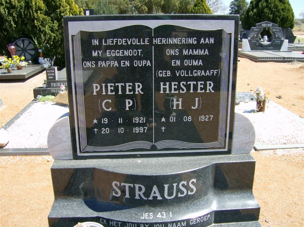 STRAUSS C.P. 1921-1997 &amp; H.J. 1927-