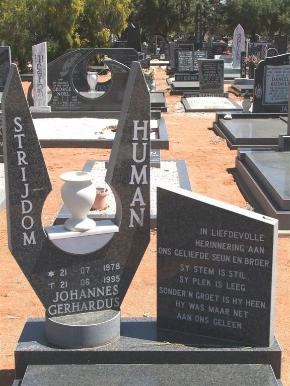 STRIJDOM HUMAN Johannes Gerhardus 1978-1995