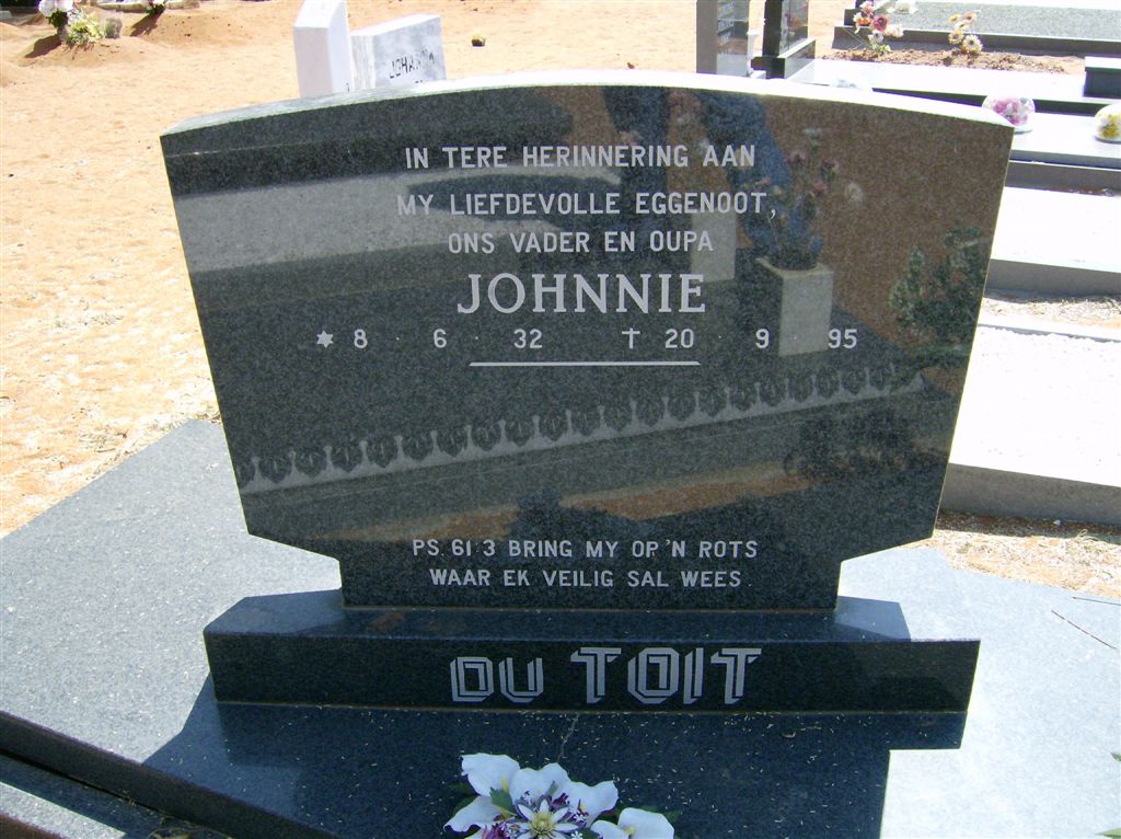 TOIT Johnnie, du 1932-1995