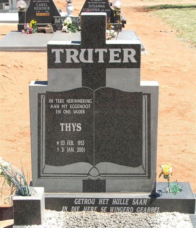 TRUTER Thys 1953-2001