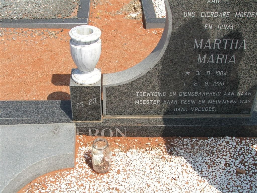 THERON Martha Maria 1904-1990