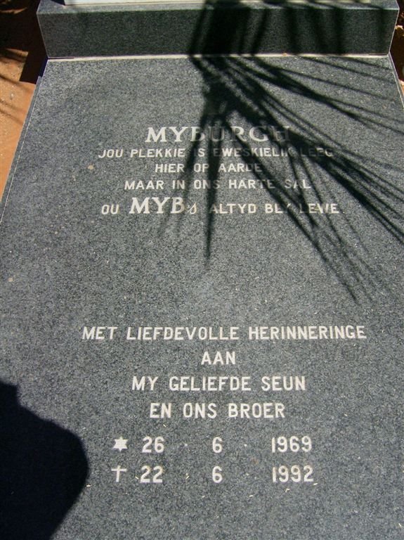 TOIT Myburgh, du 1969-1992