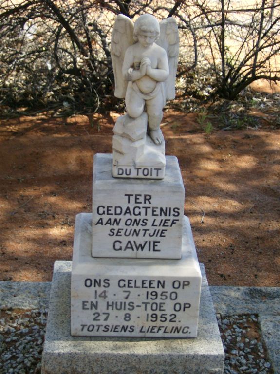 TOIT Gawie, du 1950-1952
