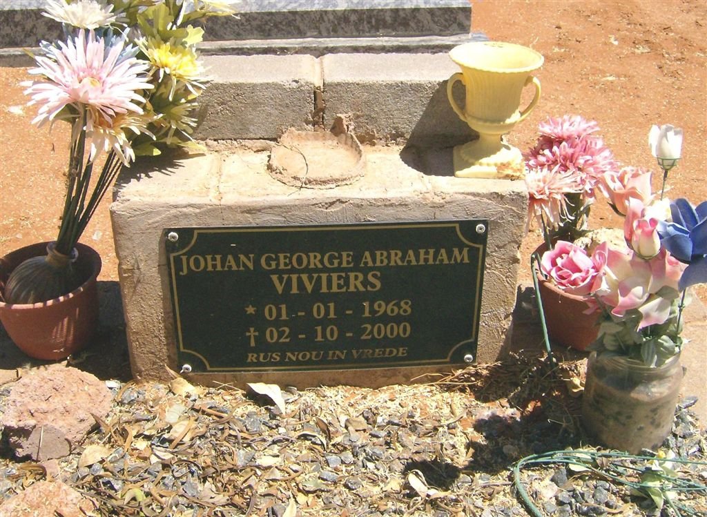 VIVIERS Johan George Abraham 1968-2000