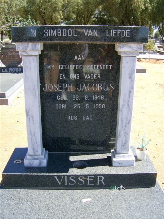 VISSER Joseph Jacobus 1946-1990