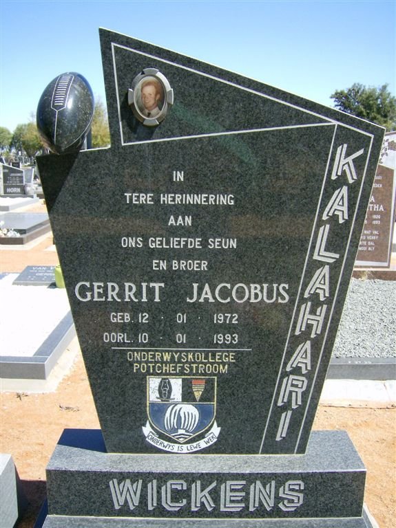 WICKENS Gerrit Jacobus 1972-1993