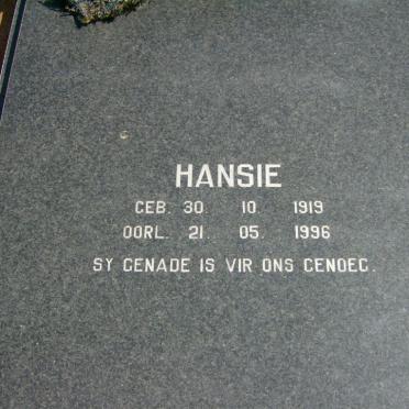 WITT Hansie, de 1919-1996 &amp; Max 1927-