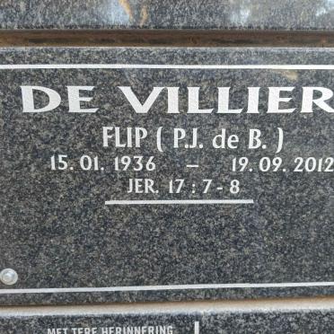 VILLIERS P.J.de B., de 1936-2012