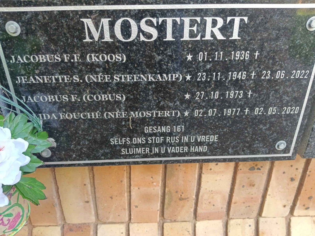 MOSTERT :: STEENKAMP