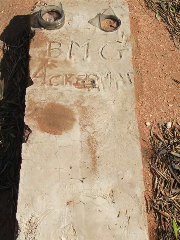 ACKERMAN B.M.G.