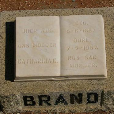 BRAND Catharina C. 1887-1957