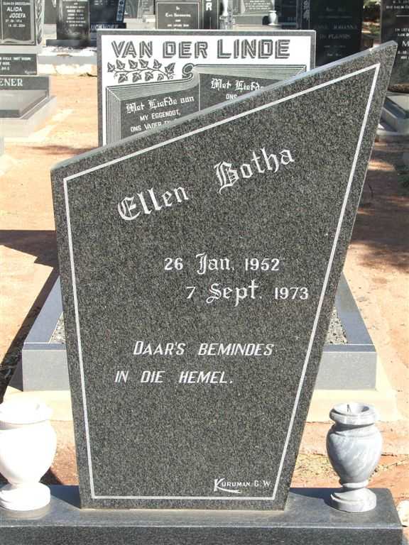 BOTHA Ellen 1952-1973