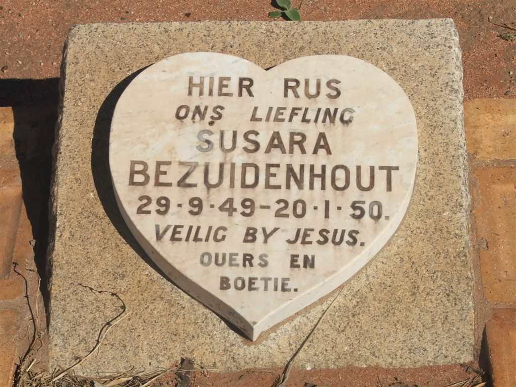 BEZUIDENHOUT Susara 1949-1950