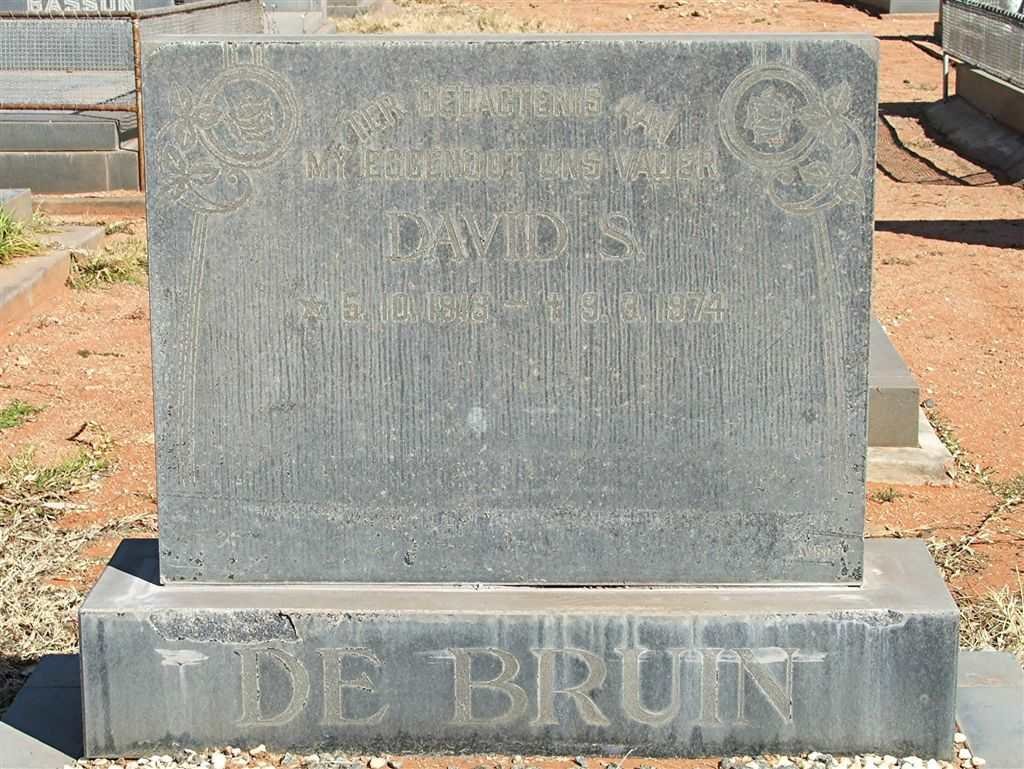 BRUIN David S., de 1913-1974