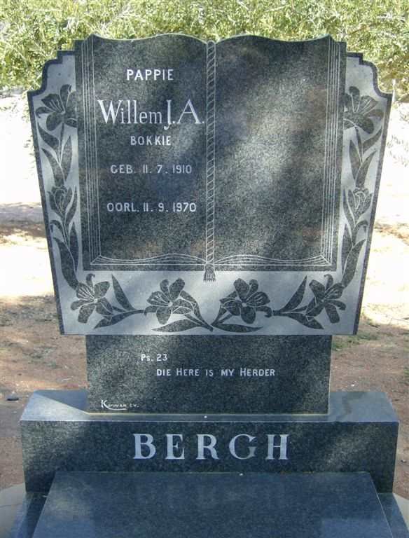 BERGH Willem J.A. 1910-1970