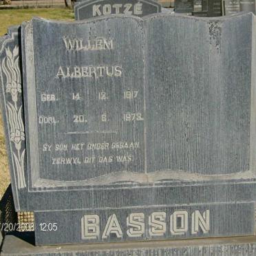 BASSON Willem Albertus 1917-1973