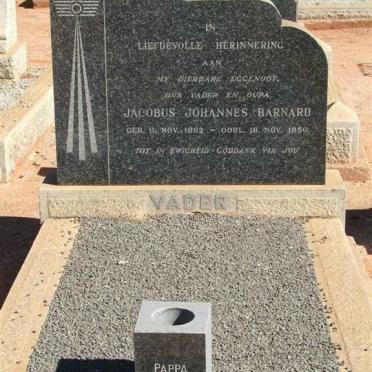 BARNARD Jacobus Johannes 1892-1950