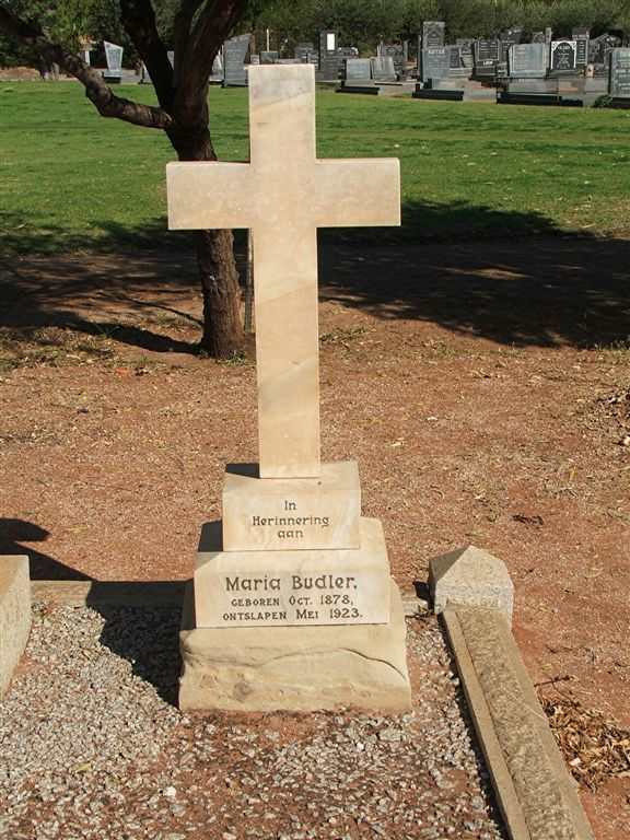 BUDLER Maria 1878-1923