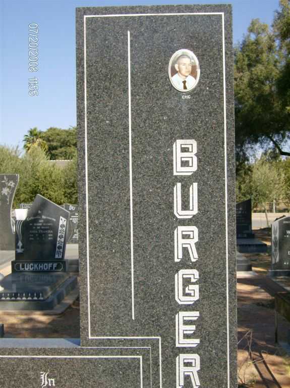 BURGER Eric 1950-1972