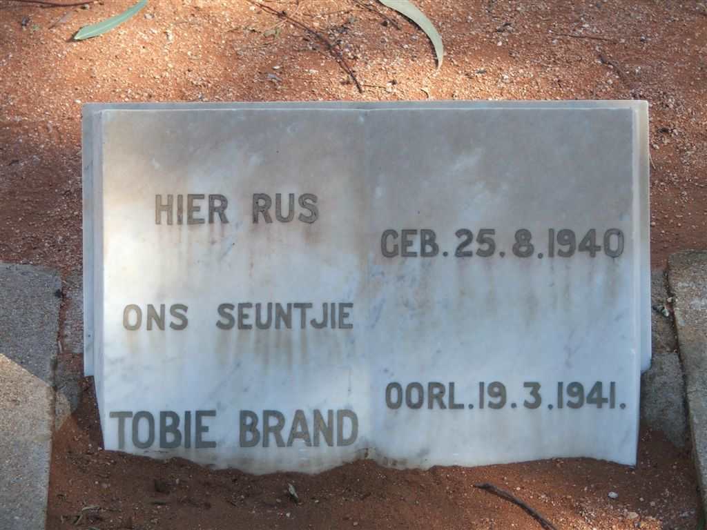 BRAND Tobie 1940-1941
