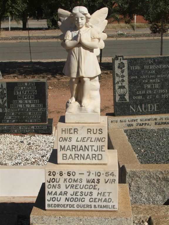 BARNARD Mariantjie 1950-1954