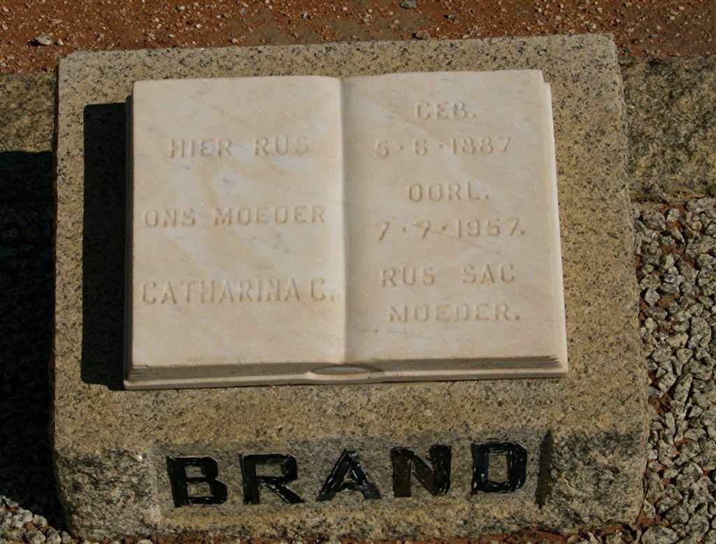 BRAND Catharina C. 1887-1957
