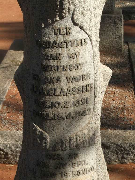 CLAASSENS J.H.N. 1891-1943