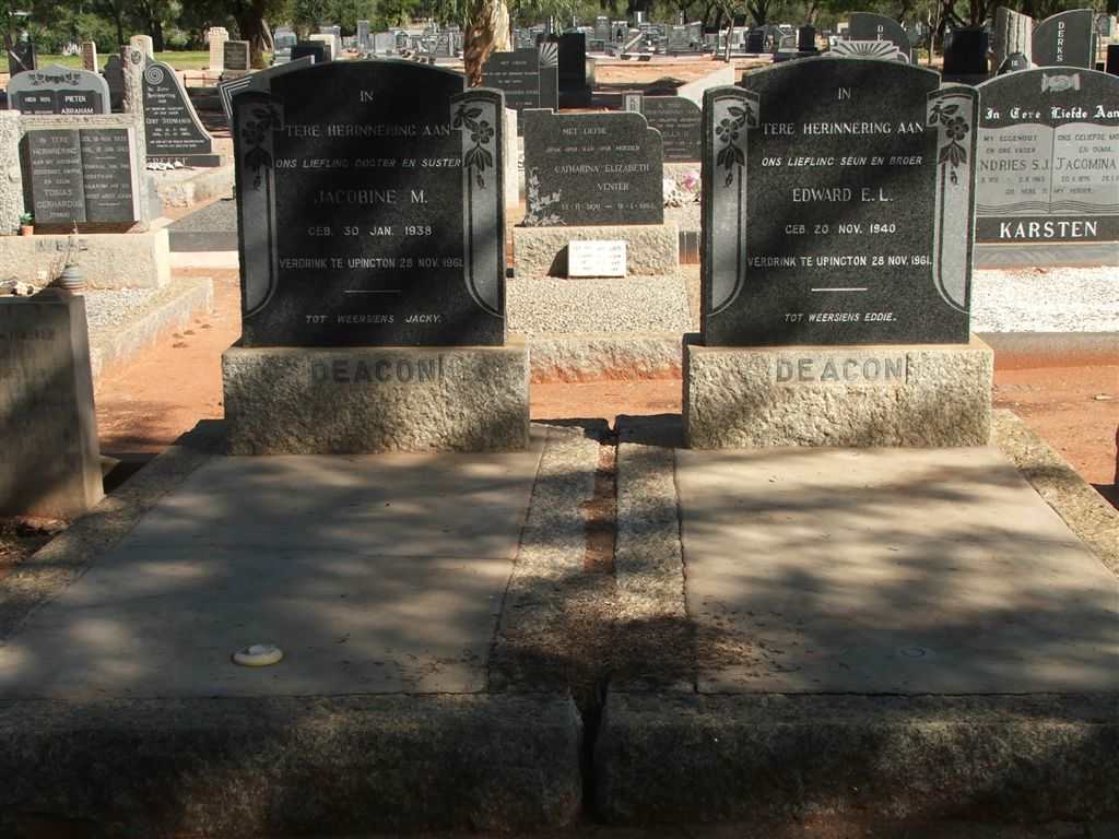 DEACON Edward E.L. 1940-1961 :: DEACON Jacobine M. 1938-1961