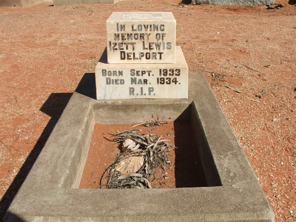 DELPORT Izett Lewis 1933-1934