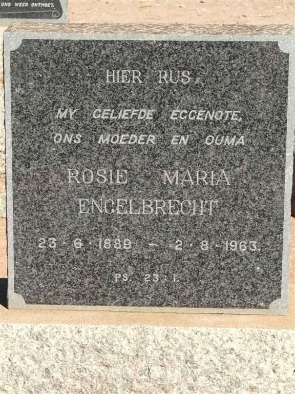 ENGELBRECHT Rosie Maria 1889-1963