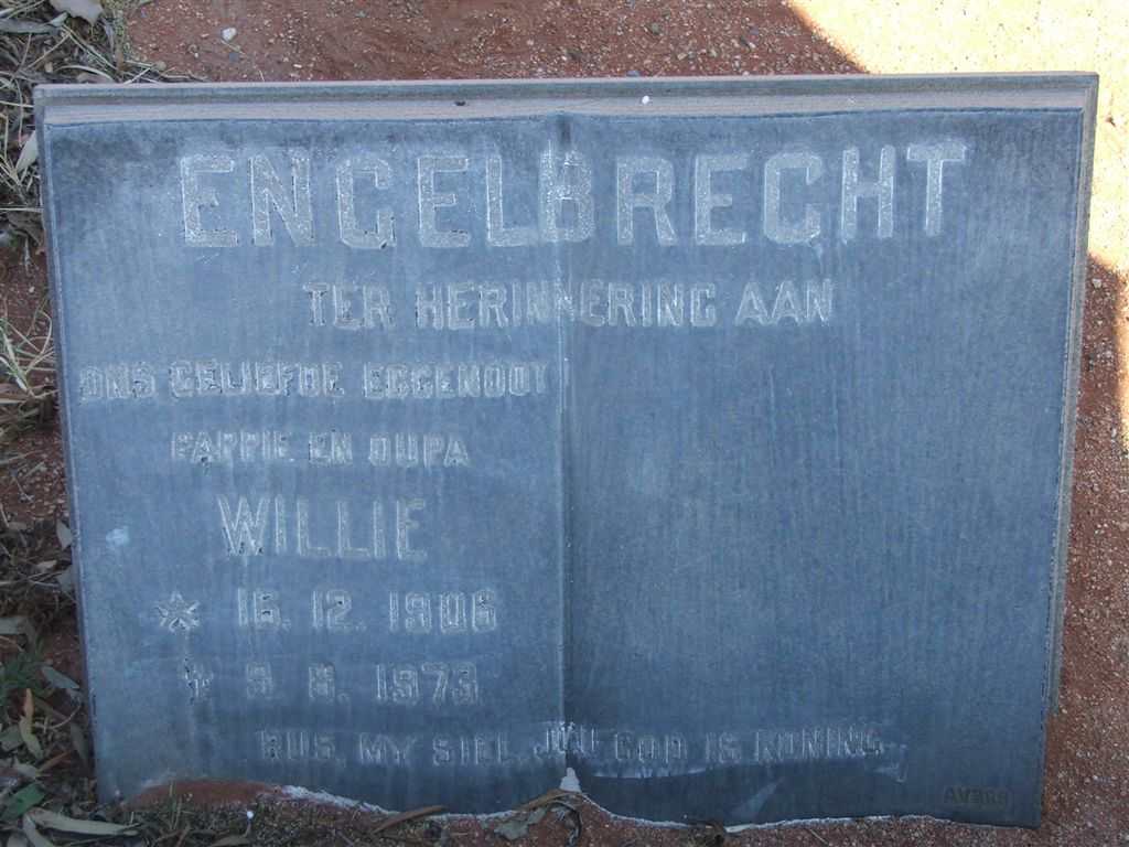 ENGELBRECHT Willie 1906-1973