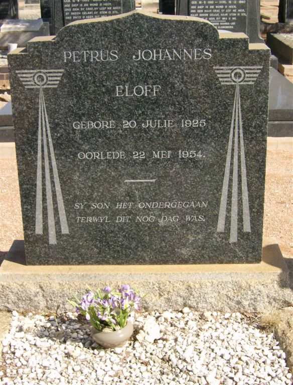 ELOFF Petrus Johannes 1925-1954