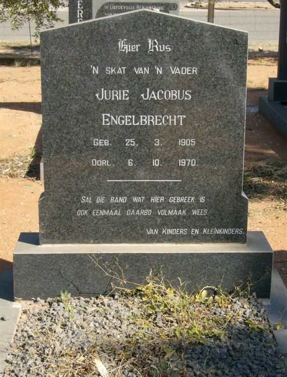 ENGELBRECHT Jurie Jacobus 1905-1970