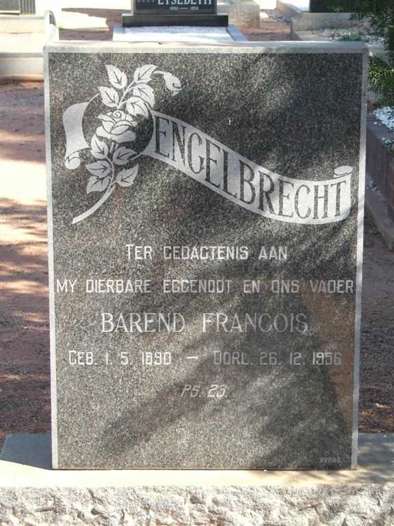 ENGELBRECHT Barend Francois 1890-1956