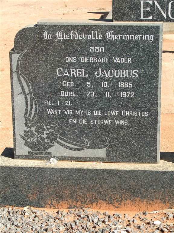 ENGELBRECHT Carel Jacobus 1885-1972