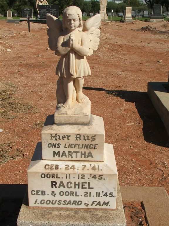 GOUSSARD Martha 1941-1945 :: GOUSSARD Rachel 1945-1945