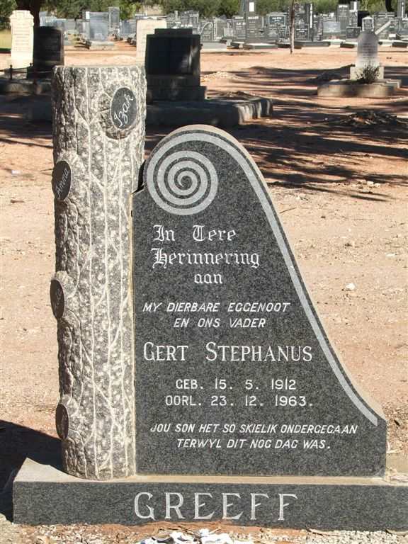 GREEFF Gert Stephanus 1912-1963
