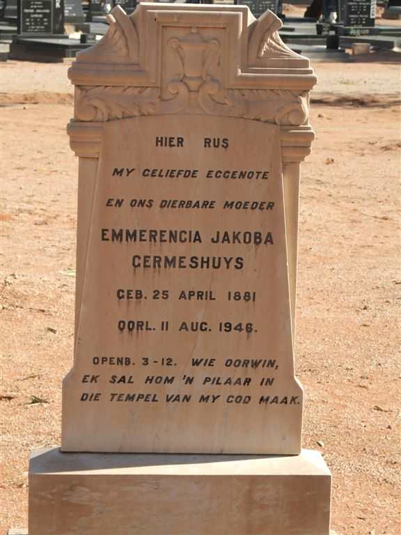 GERMESHUYS Emmerencia Jakoba 1881-1946