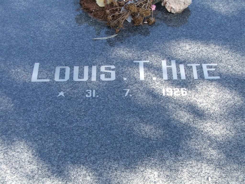 HITE Louis T. 1926-