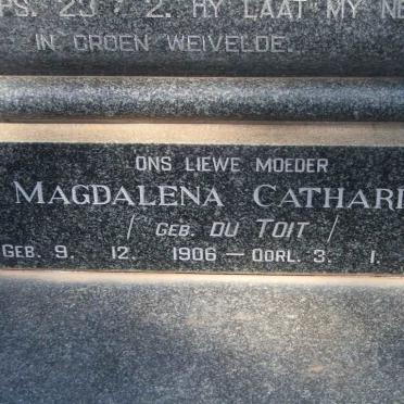HEYNS Gerhardus Petrus 1897-1969 &amp; Magdalena Catharina DU TOIT 1906-1980