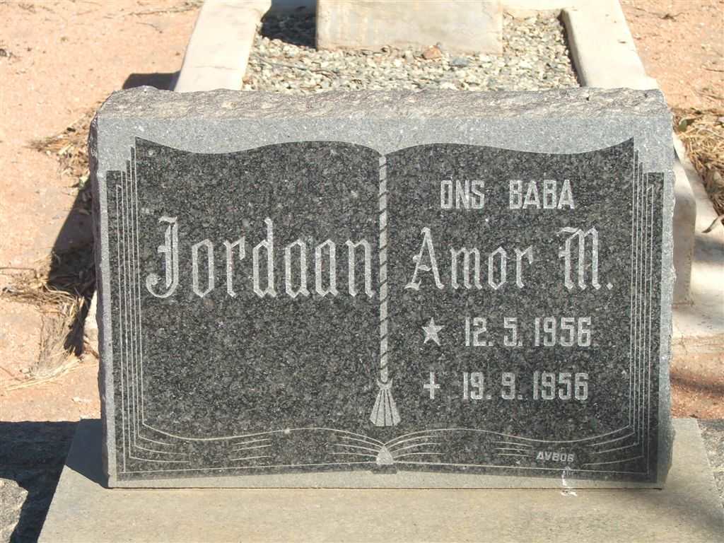 JORDAAN Amor M. 1956-1956