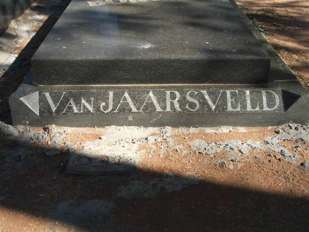 JAARSVELD Stephanus A., van 1946-1969