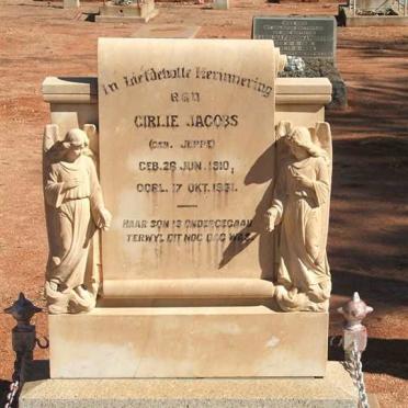 JACOBS Girlie nee JEPPE 1910-1931
